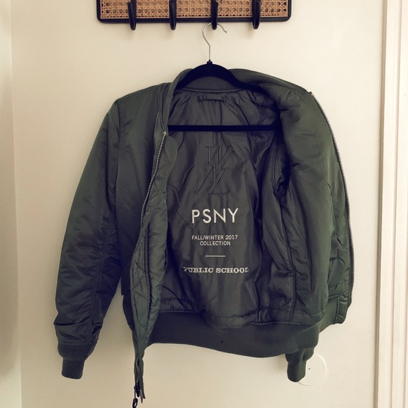 {{alpha industries x public school}} MA-1 Reversible Flight Jacket - Picture 9 of 9